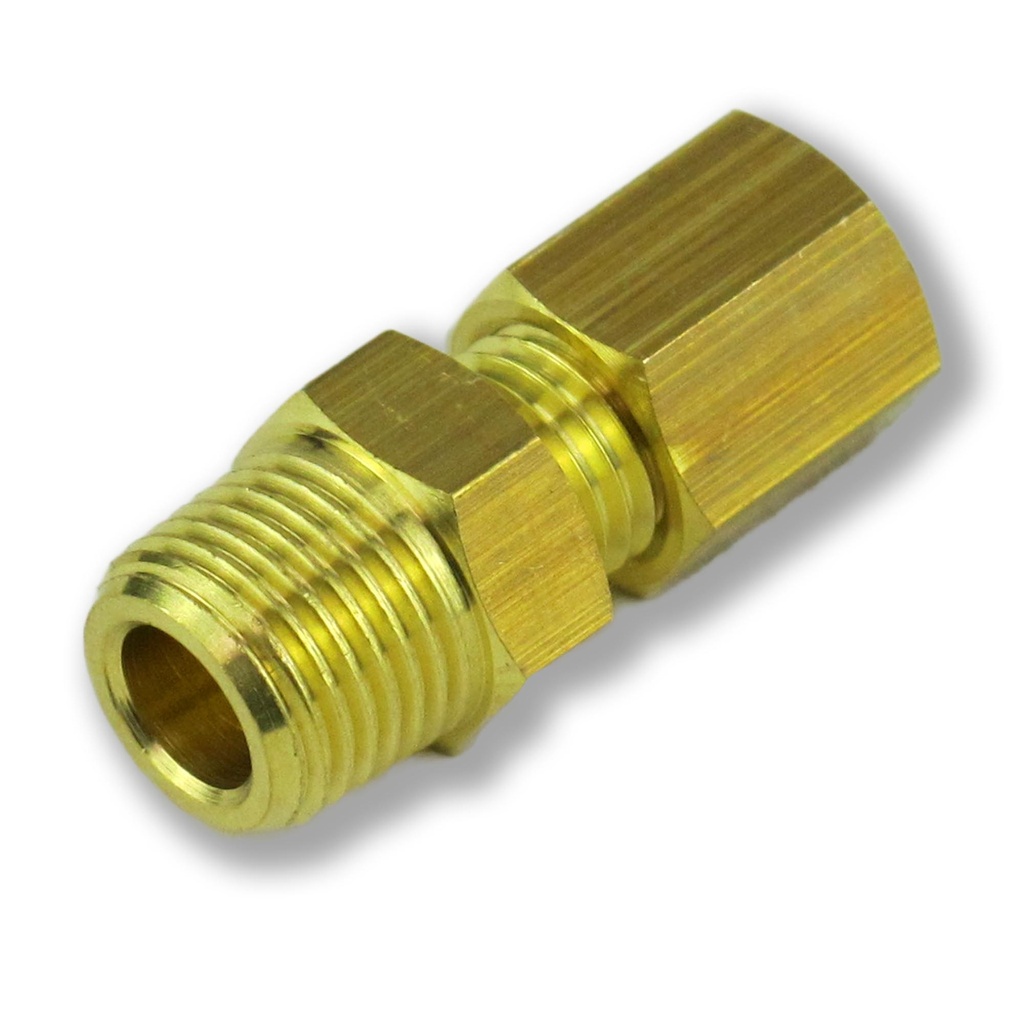 4mm OD x 1/8&quot; BSPP  Male Stud / Compression Coupling