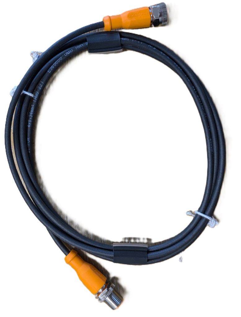 Cable x 2m- straight both ends(IDENT EVC013)