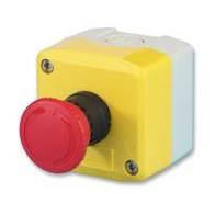 Timberwolf TW13/75 TW160 TW230(New) Emergency Stop Button assy (complete, yellow box type)