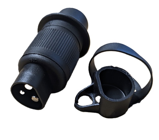 [MS-036516] 3 Pin Plastic Non-Reversable Plug - 12V