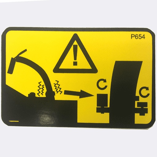 [TF-P0000654] Timberwolf Discharge Clamp Decal Sticker